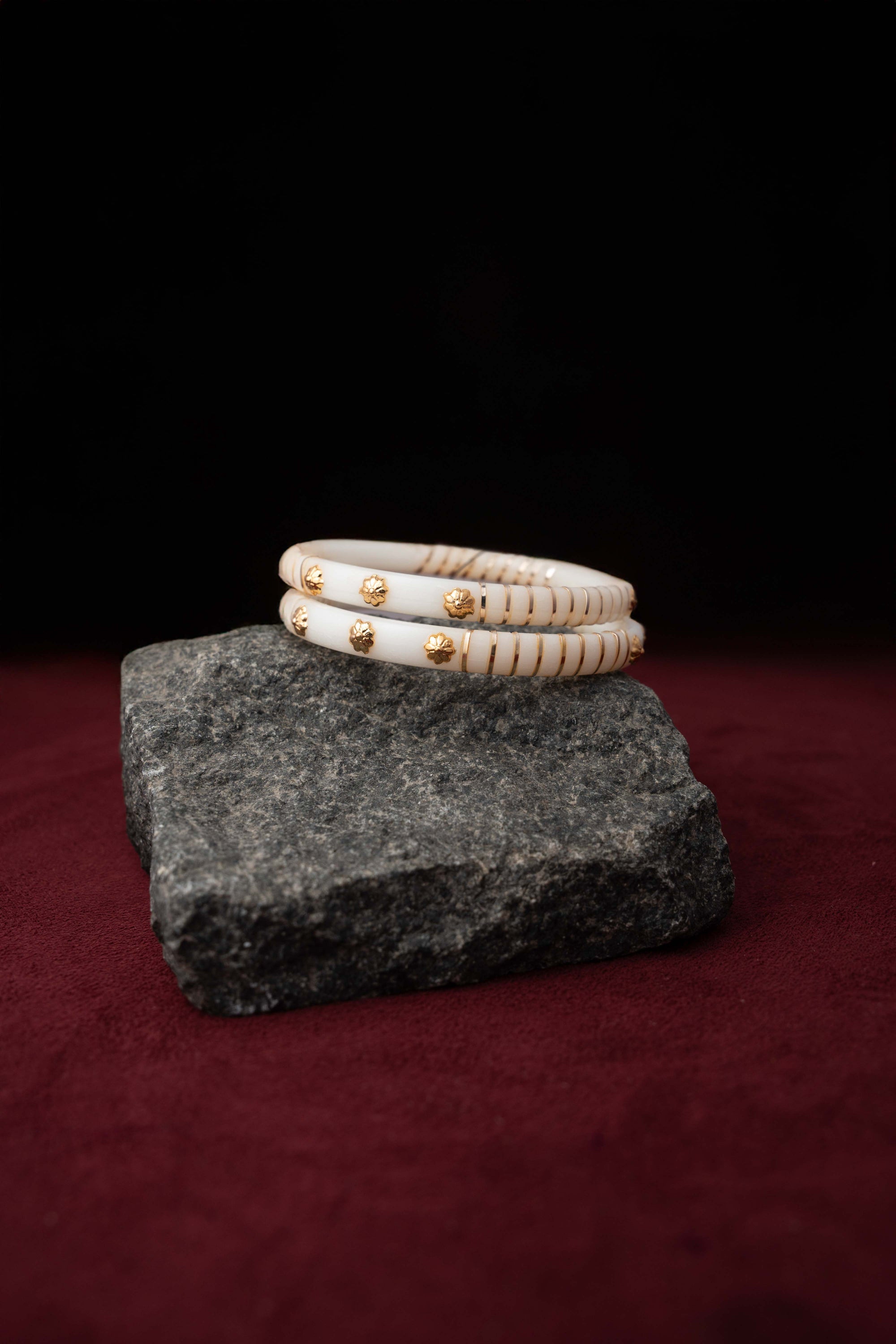 Ivory Kada Bangles