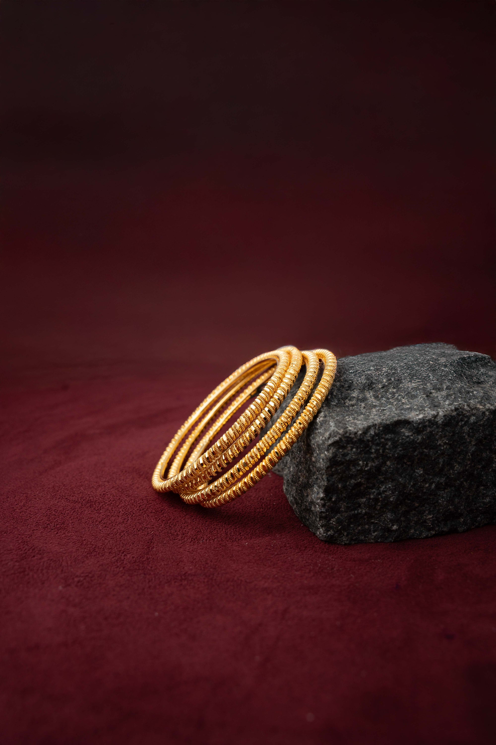 Classic Sleek Gold Bangles