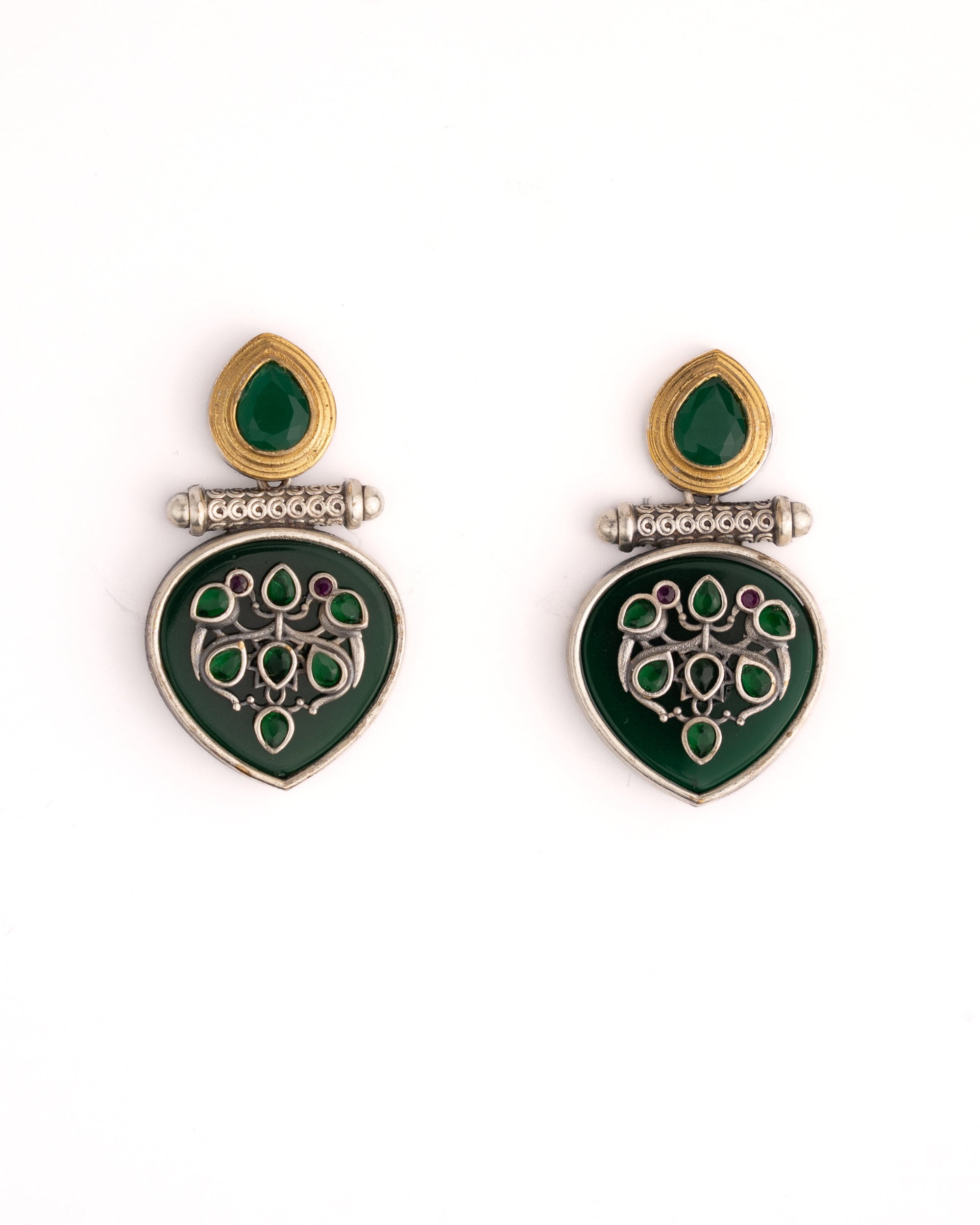 Green Prism Luxe Studs