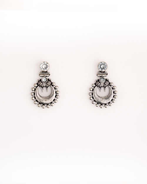 Antique Moon Drop Earrings