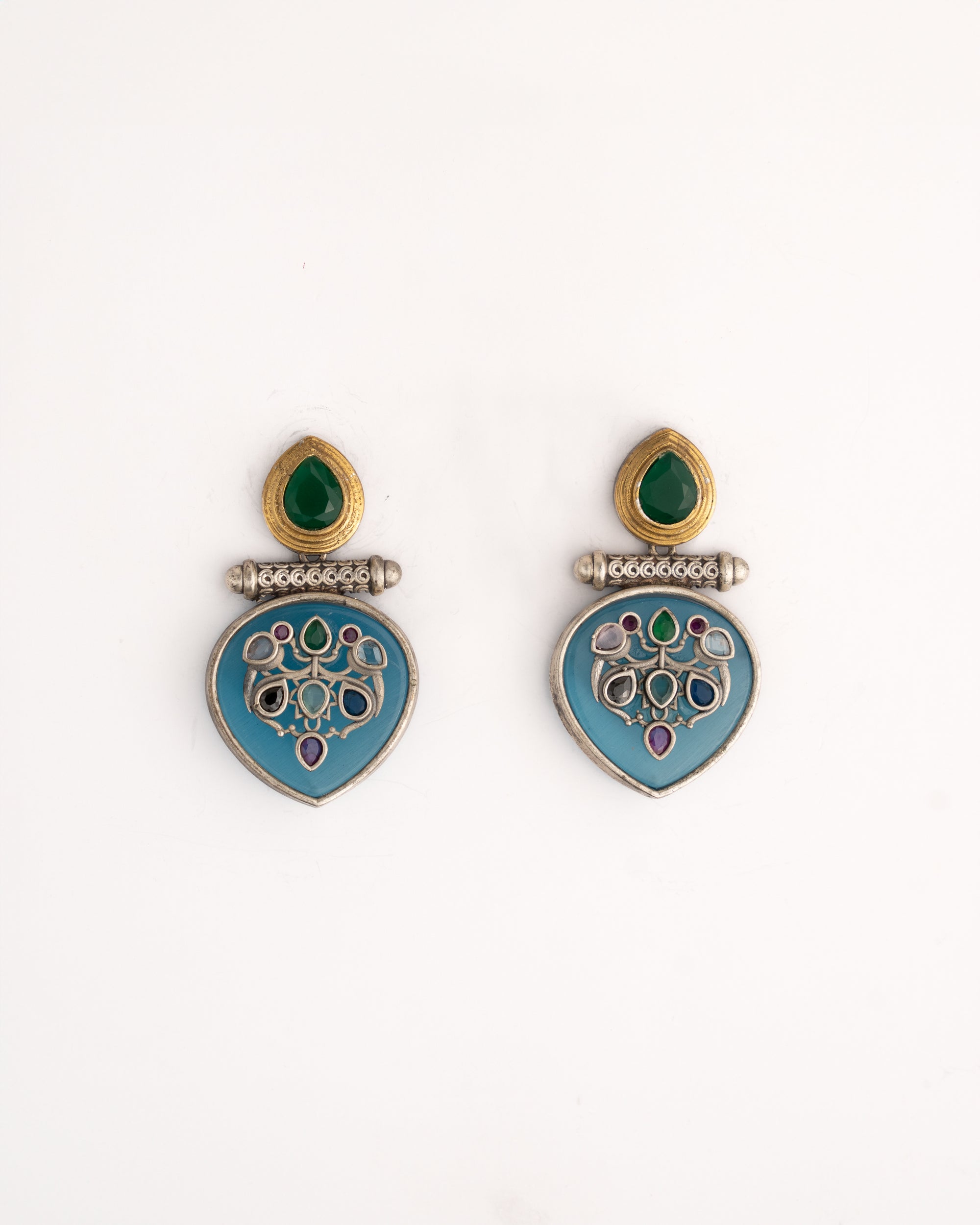 Emerald Grace Teardrop Earrings