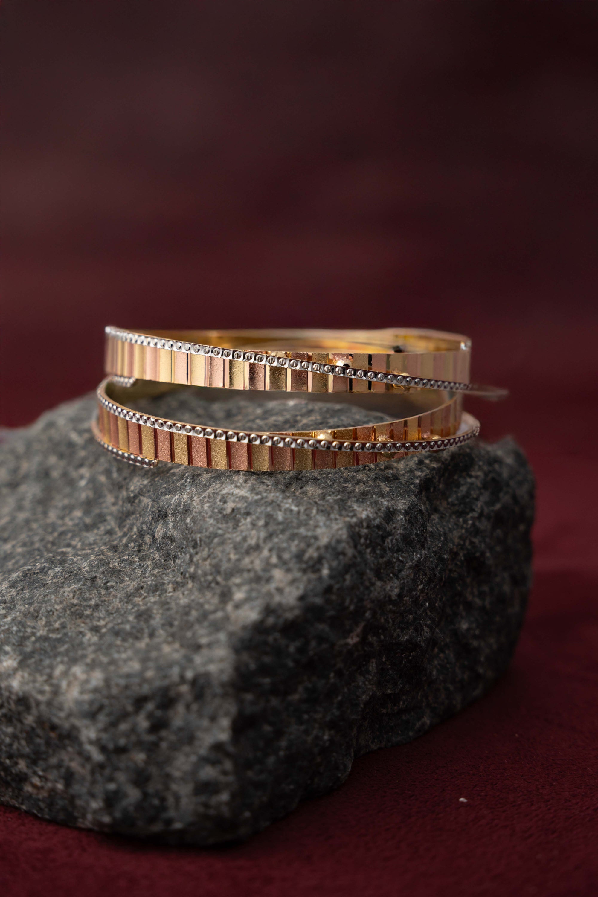 Aurora Luxe Gold Bangles
