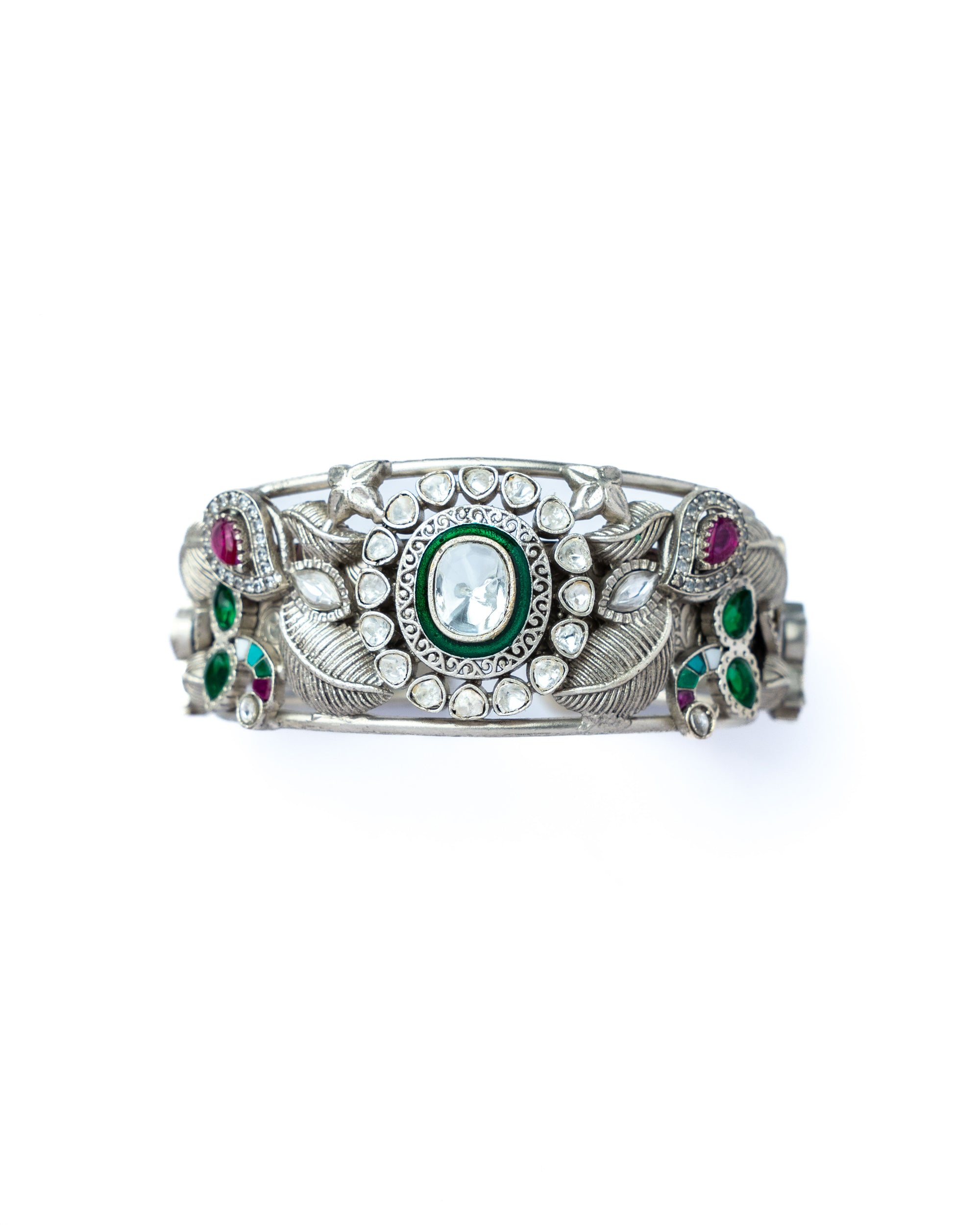 Emerald Blossom Bangle
