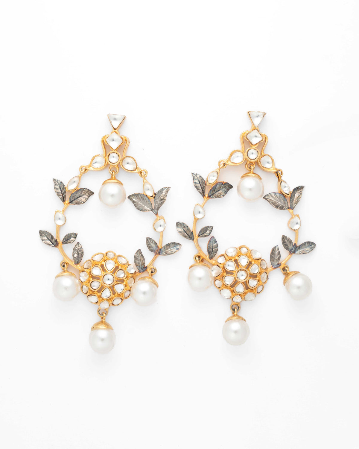 Lata Vine Wreath Chandbali